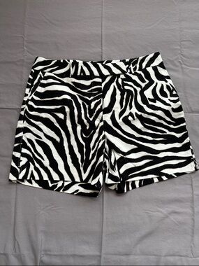 White House Black Market - Women’s Zebra Print Shorts